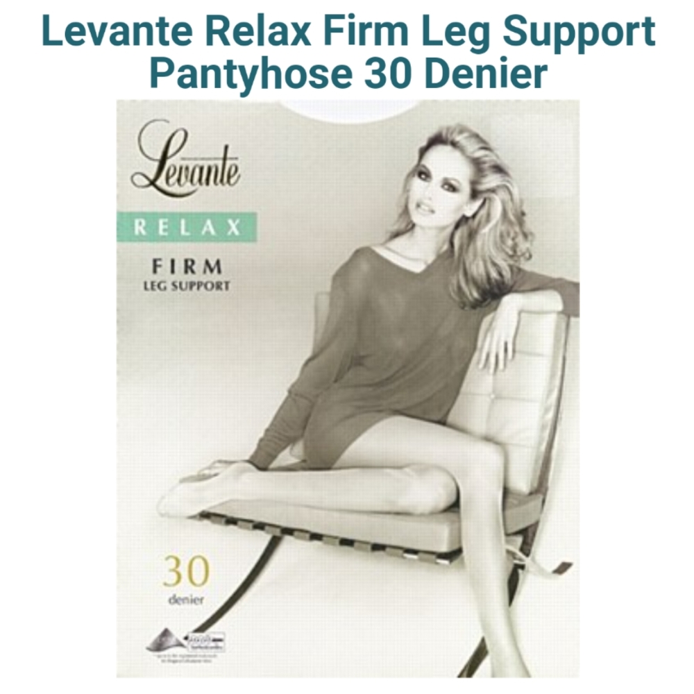 Levante Womens Relax Firm Satin Leg Support 30 Denier Pantyhose